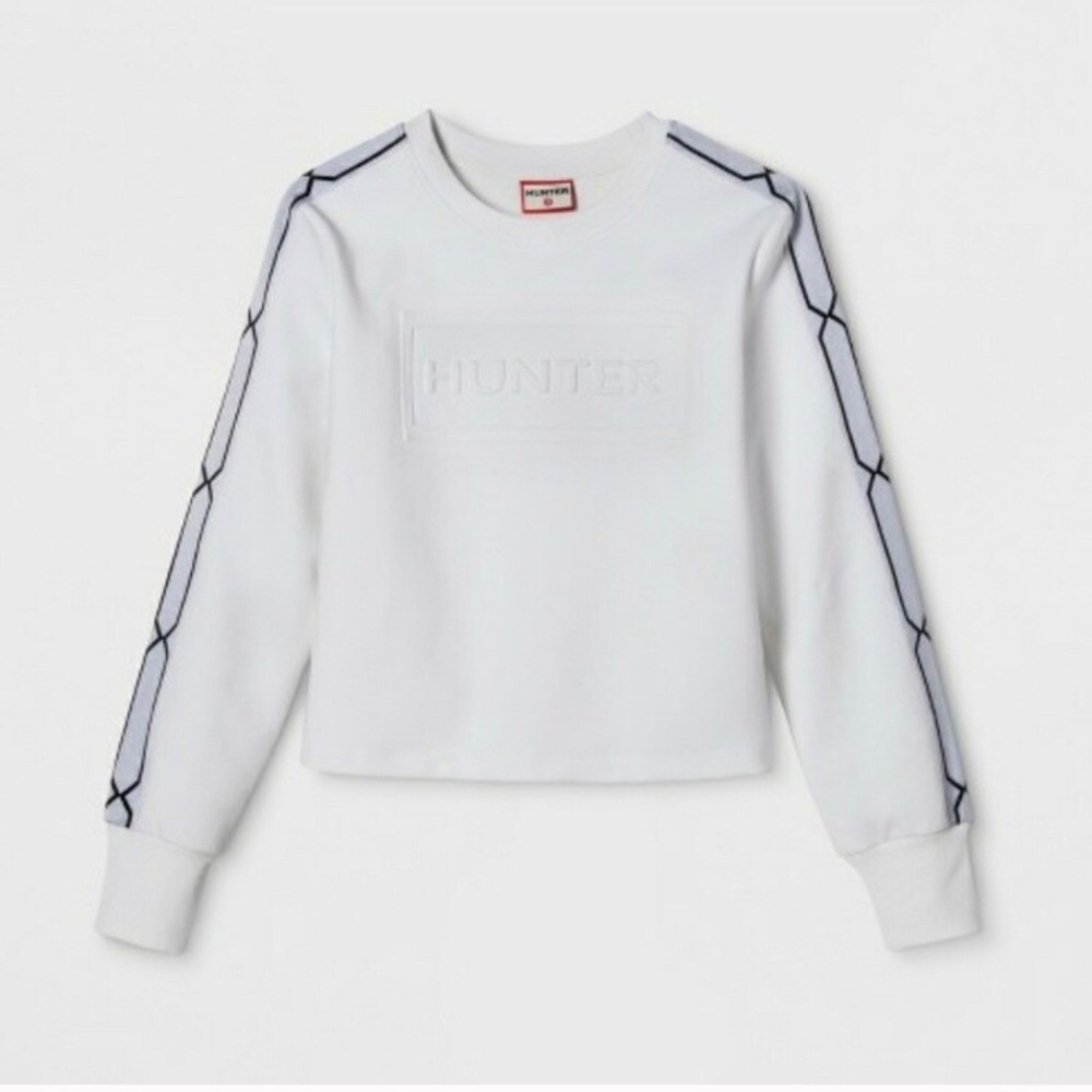 Hunter for Target White Chain Crewneck Sweatshirt